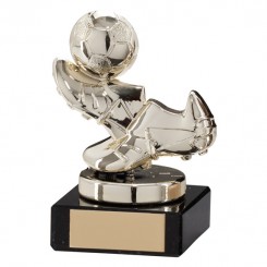 Agility Boot & Ball Football Trophy